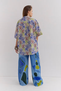 QUINN DRAWSTRING PANT- RIZZ PRINT