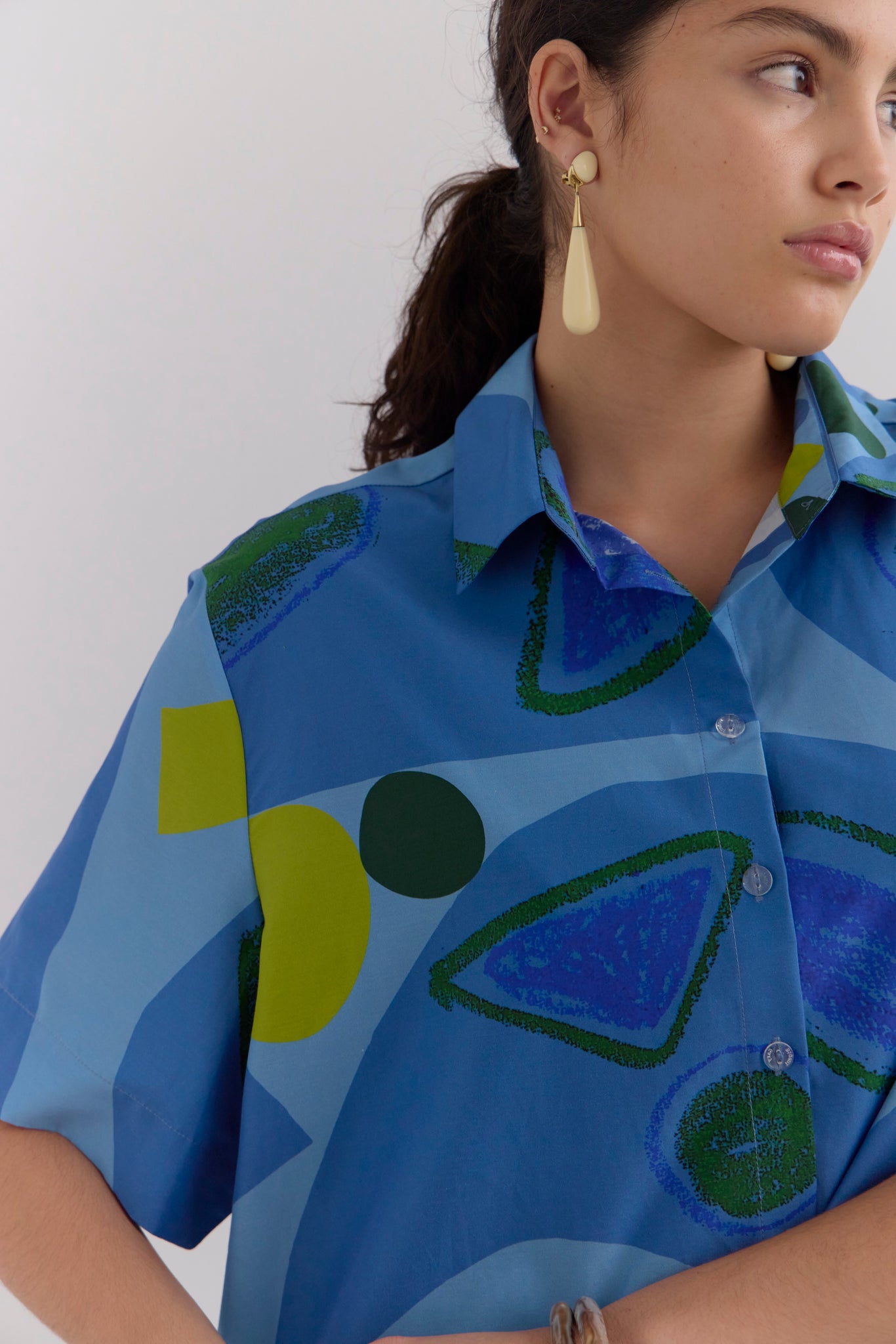 SANTANA COLLARED SHIRT- RIZZ PRINT