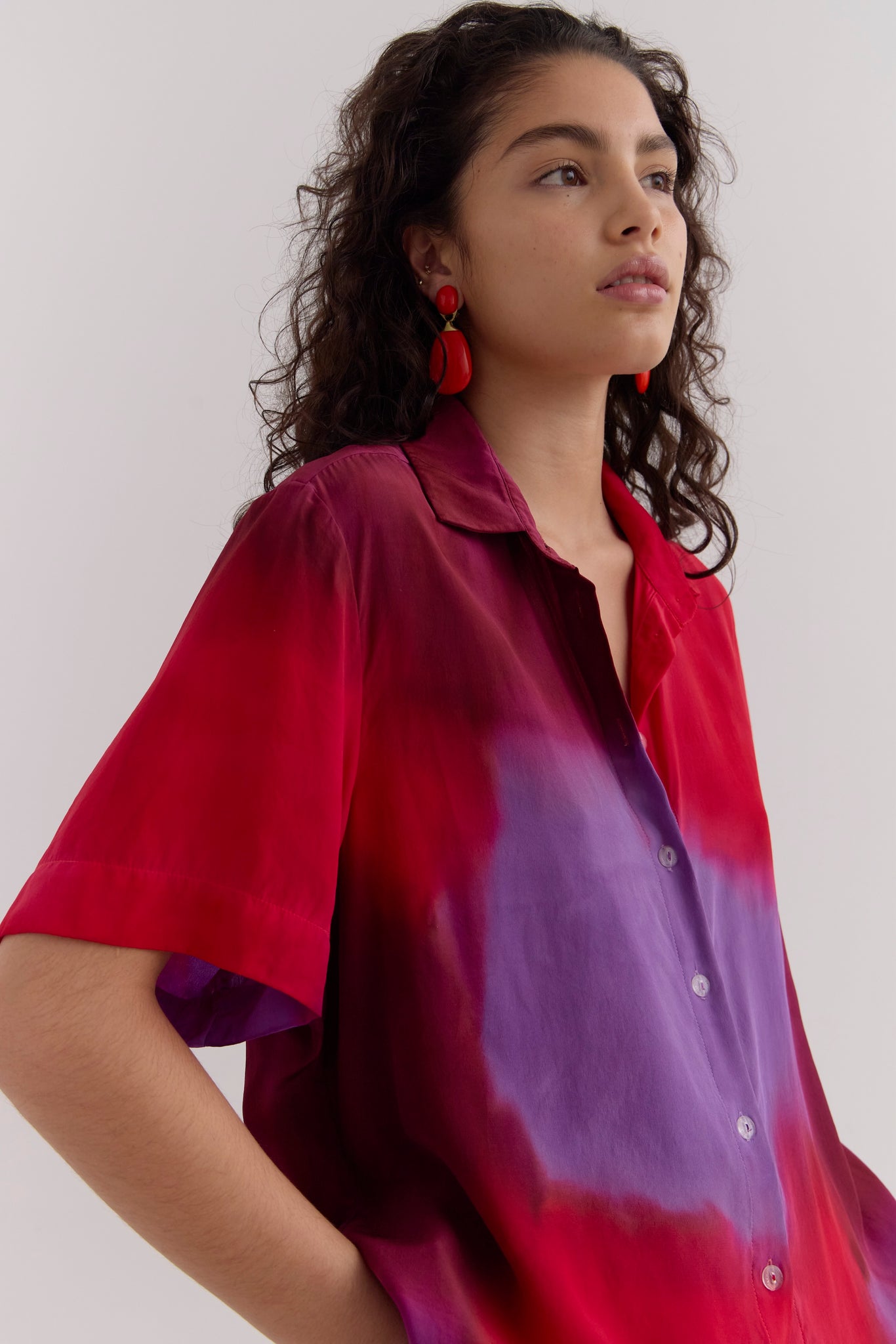 SANTANA MEN'S STYLE SHIRT- HAND PAINTED WARM