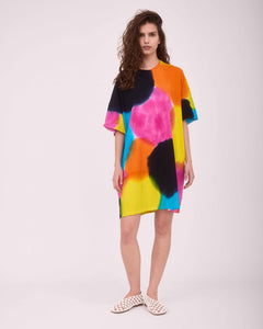 colour mini dress RIVER OVER-SIZED MINI DRESS MULTI COLOUR – Gary Bigeni