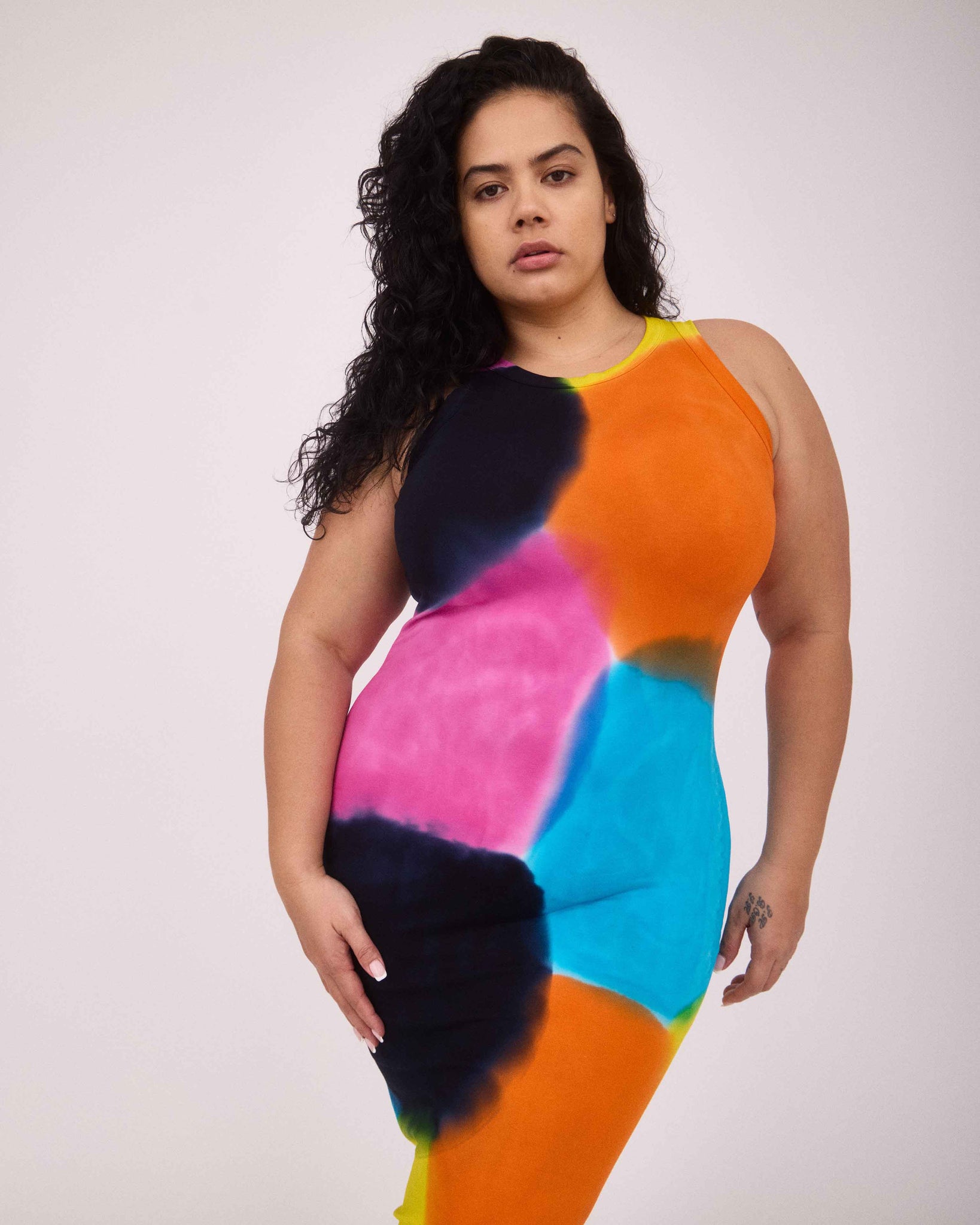 DAISY SINGLET DRESS - MULTI