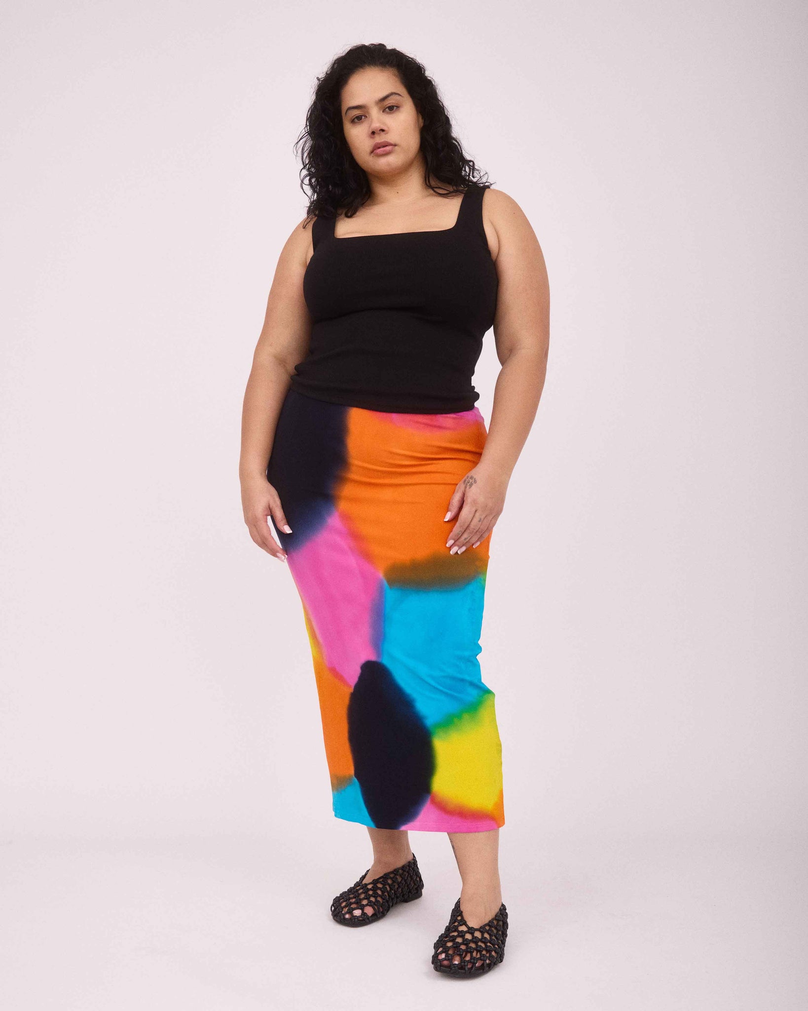 STAM PENCIL SKIRT MULTI COLOURS