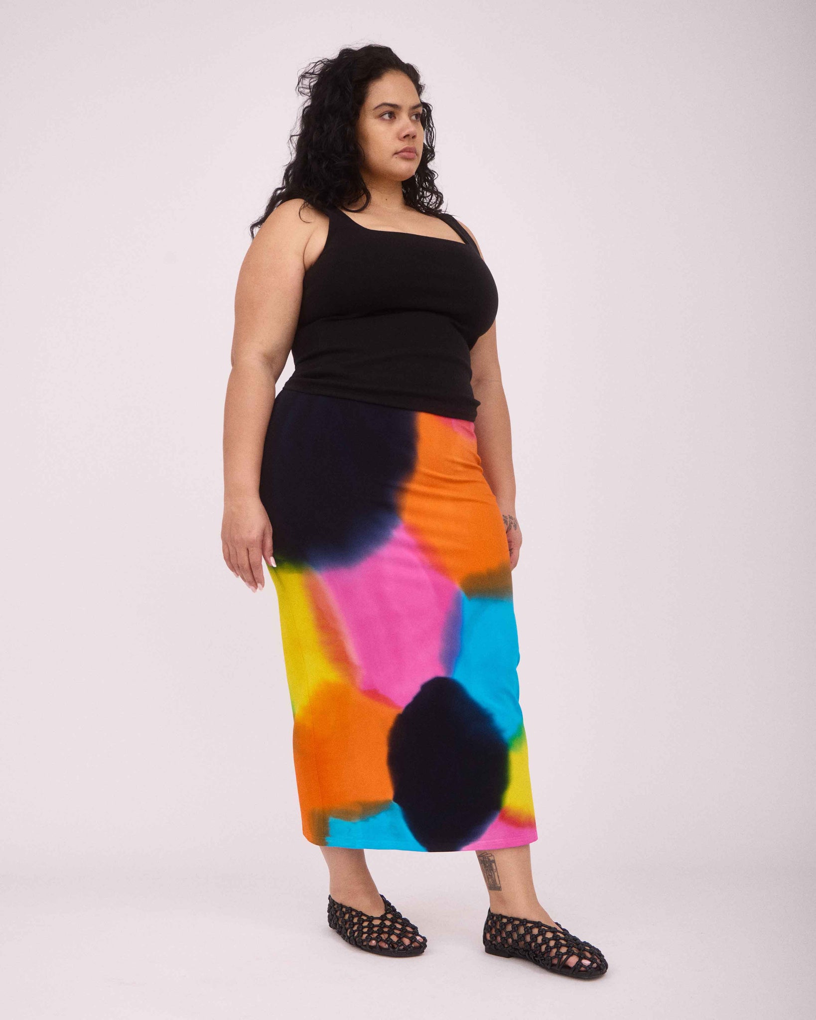 STAM PENCIL SKIRT MULTI COLOURS