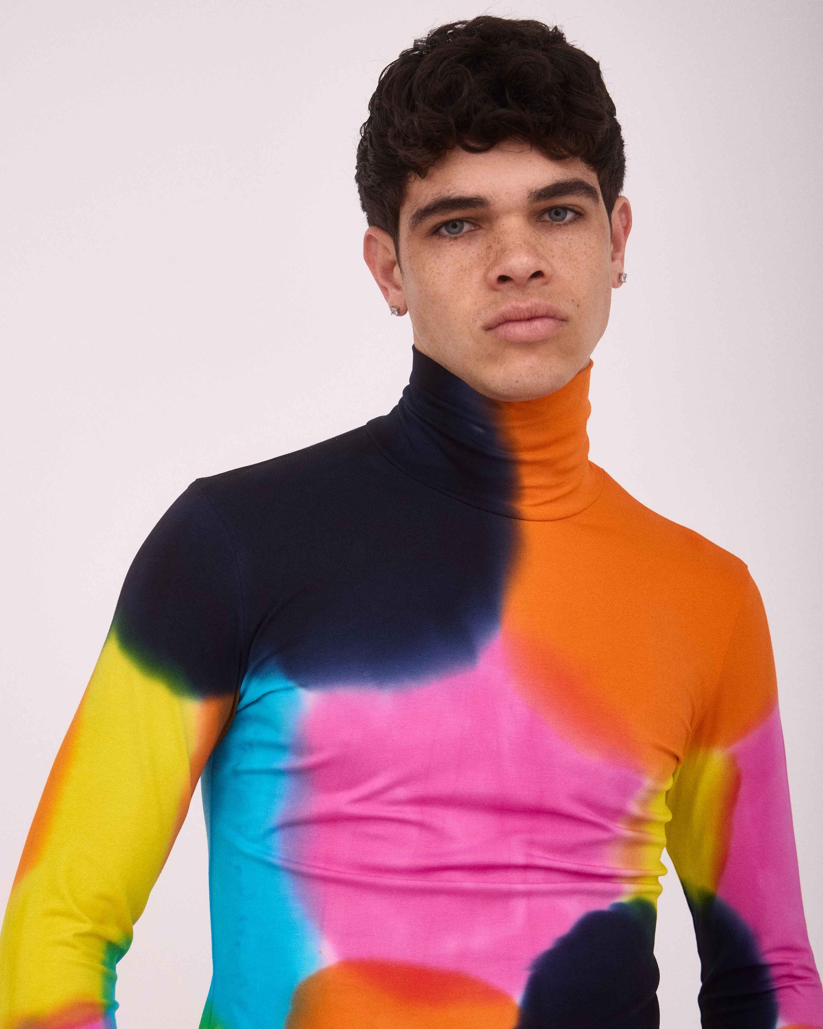 KAT TURTLE NECK TOP MULTI