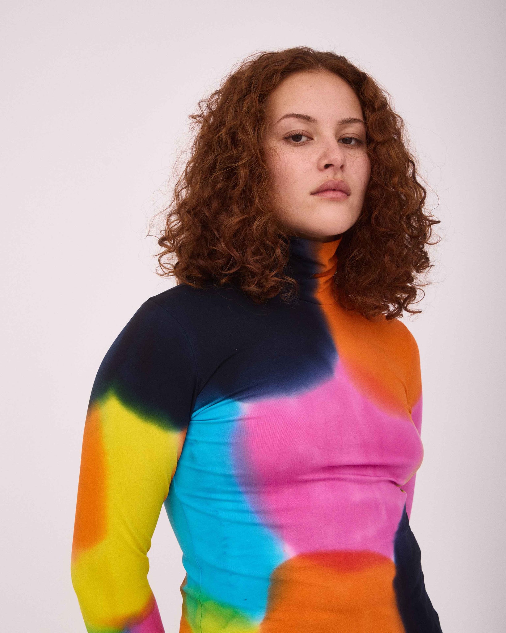 KAT TURTLE NECK TOP MULTI