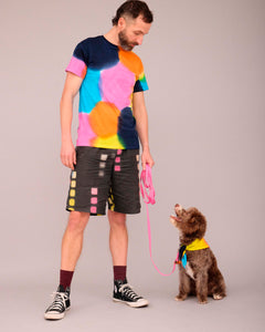 OWNER/T-SHIRT DOG/SCARF HAND PAINTED SET MULTI COLOUR (PRE-ORDER)