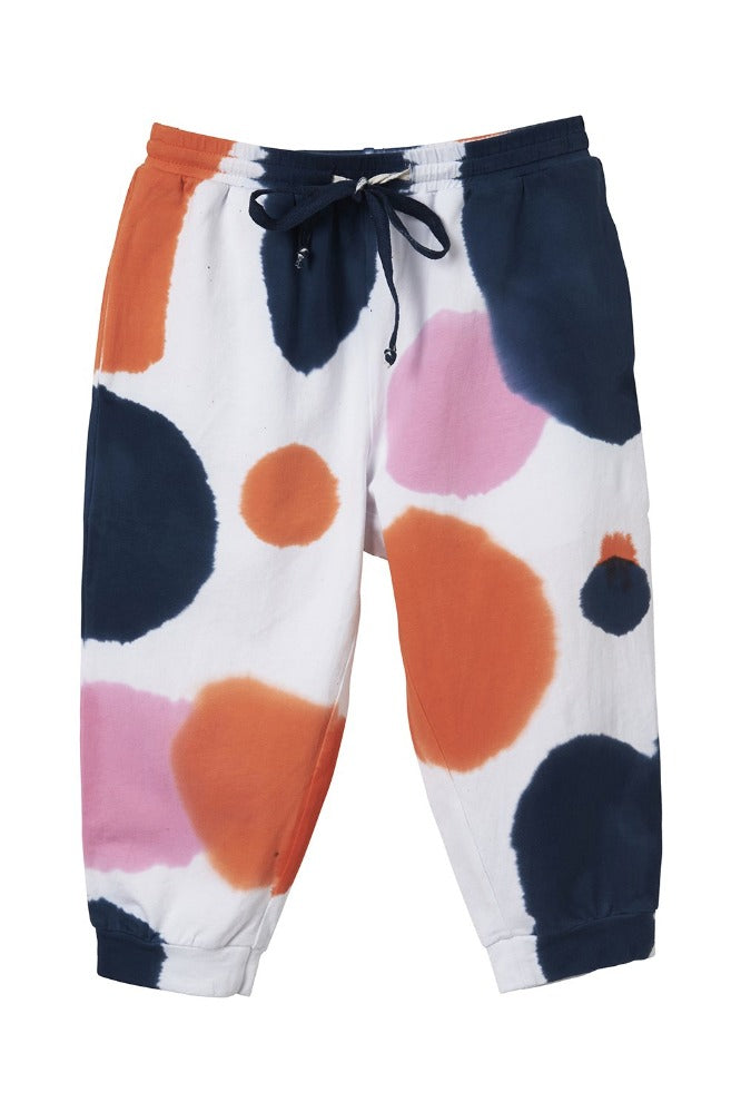 Paterson Long Track-pant- Navy/Orange/Pink
