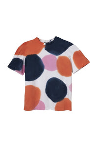 Levis Shift T-Shirt Dress Navy/Orange/Pink