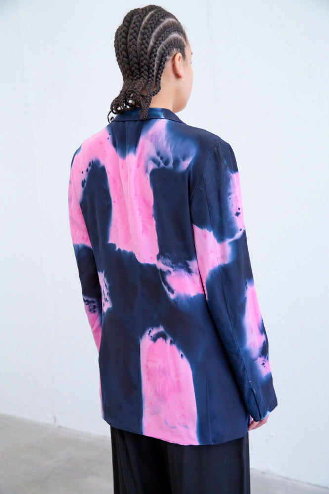 Ace over-sized Jacket Hand Painted