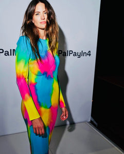 PADDLE POP SILK DRESS