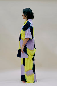 PADDLE POP SILK SET ( NAVY,NEON YELLOW,LILAC,)