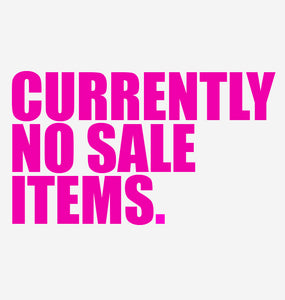 No Sale Items